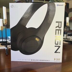 Reign Bluetooth Headphones - Black and Gold- Brand New In Box!